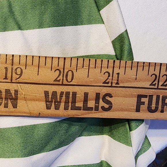 Modcloth Women Skirt A Line Pleated,M, Striped Strech, Zip, Hook Loop, Classic - Picture 14 of 15